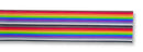 3M 3302-25 Ribbon Cable, Colour Coded Flat, Per M, Multi-coloured, 25 Core, 28 AWG, 0.072 mm&iuml;&iquest;&frac12;