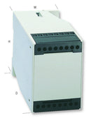 ERNI LDG-A-16 Plastic Enclosure, Wall Mount, Polycarbonate, 55 mm, IP20, 110 mm