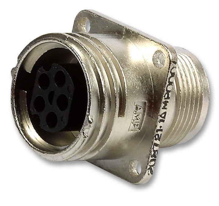 AMP - TE CONNECTIVITY 208473-1 Circular Connector, CPC Series 1, Panel Mount Receptacle, 37 Contacts, Thermoplastic Body