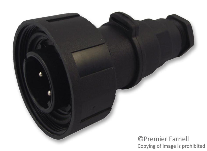 BULGIN PX0745/P Circular Connector, Buccaneer Standard Series, Cable Mount Plug, 7 Contacts, Screw Pin, Threaded