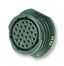 AMP - TE CONNECTIVITY 206038-2 Circular Connector, CPC Series 2, Cable Mount Receptacle, 28 Contacts, Thermoplastic Body