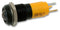 CML INNOVATIVE TECHNOLOGIES 192B1352 LED Panel Mount Indicator, Black Chrome Bezel, Yellow, 24 V, 14 mm, 17 mA, 40 mcd, IP67