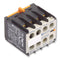 SCHNEIDER ELECTRIC / TELEMECANIQUE LA1KN22 Switch Contact Block, 6 A, TeSys K Contactors, 240 V, 48 V, Screw, 4 Pole