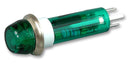 CAMDENBOSS IND5032211-240-T/GRN Neon Indicator, 250 V, Green, 8 mm, Round with Flat Top, 40 mA