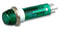 CAMDENBOSS IND5032211-125-T/GRN Neon Indicator, 125 V, Green, 8 mm, Round with Flat Top