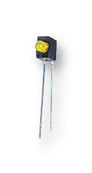 MARL 103-311-01 Circuit Board Indicator, Yellow, 1 LEDs, Through Hole, T-1 (3mm), 2 mA, 20 mcd