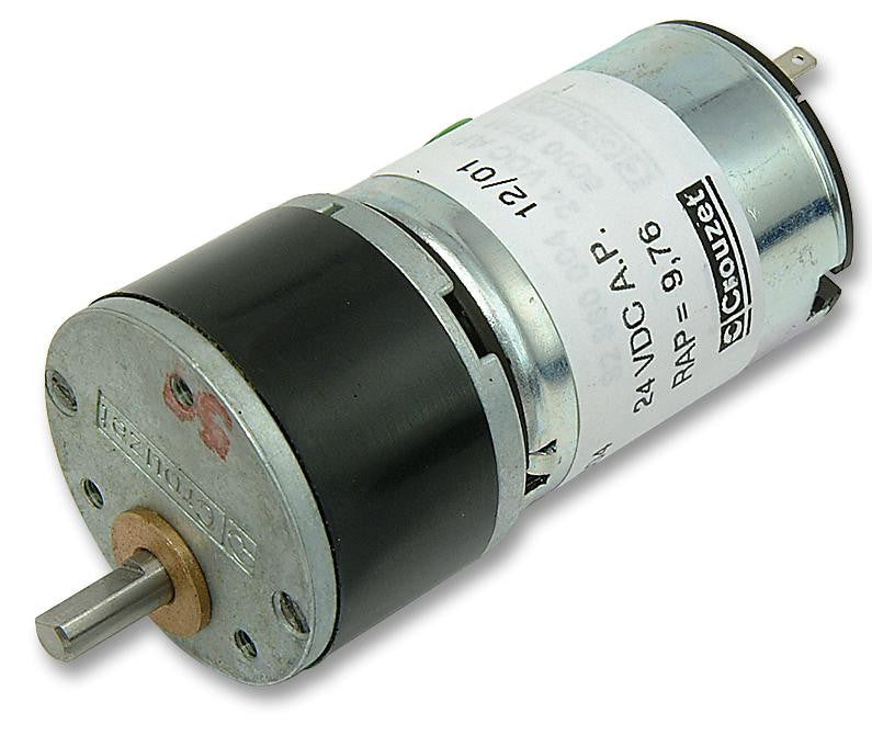 CROUZET AUTOMATION 82862006 Geared DC Motor, Sintered, 3 W, 45 rpm, 0.5 N-m