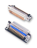 CINCH FDAB-15P1AENTI2/1-LF Filtered D Sub Connector, Right Angle, DA, Plug, 15 Contacts, 1000 pF, Metal Body