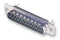 AMPHENOL FCI DB25P064HTXLF Standard D Sub Connector, 25 Contacts, Plug, DB, D Series, Metal Body, Solder