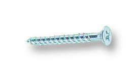 DURATOOL DT000123 CSK HEAD POZIDRIV WOOD SCREW, STEEL, 6G