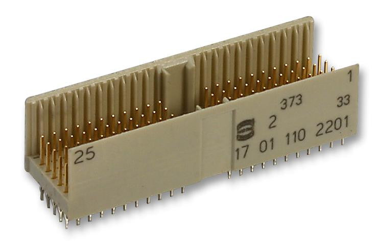 HARTING 1701 110 2201 PLUG, BUS TYPE A, MALE, 5ROW, 110WAY