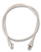 VIDEK 1961-50 Ethernet Cable, Patch Lead, Cat5e, RJ45 Plug to RJ45 Plug, Beige, 50 m