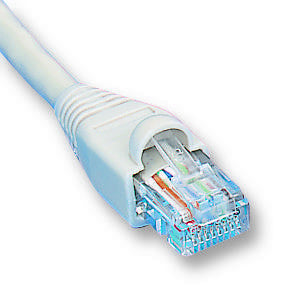 VIDEK 2965-5 Ethernet Cable, Patch Lead, Cat5e, RJ45 Plug to RJ45 Plug, Beige, 5 m
