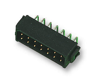 HARWIN M80-8411442 Wire-To-Board Connector, Right Angle, 2 mm, 14 Contacts, Plug, Datamate L-Tek M80 Series