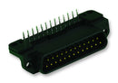 AVX INTERCONNECT 108343009012001 Standard D Sub Connector, Right Angle, 9 Contacts, Plug, DE, 8343 Series, Solder