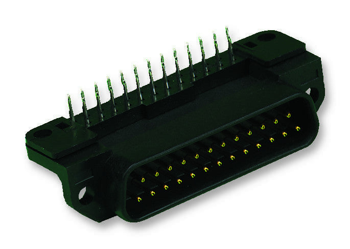 AVX INTERCONNECT 108343009012001 Standard D Sub Connector, Right Angle, 9 Contacts, Plug, DE, 8343 Series, Solder