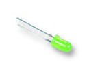 BROADCOM LIMITED HLMP-4740 LED, Green, Through Hole, T-1 3/4 (5mm), 2 mA, 1.9 V, 569 nm