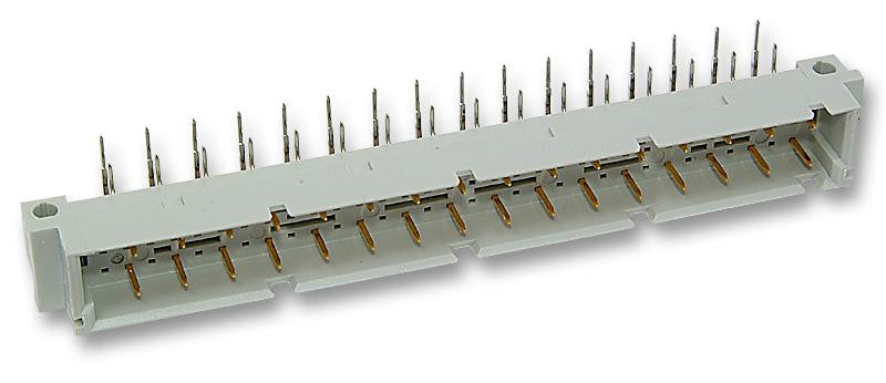 AMPHENOL FCI 86093967113755ELF DIN 41612 Connector, 8609 Series, 96 Contacts, Header, 2.54 mm, 3 Row, a + b + c