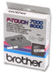 BROTHER TX131 TAPE, BLACK/CLEAR, 12MM