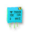 VISHAY T93YB201KT20 Trimmer Potentiometer, 200 ohm, 500 mW, &plusmn; 10%, T93YB Series, 23 Turns, Through Hole