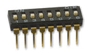 MULTICOMP MCNDI-08S DIP / SIP Switch, 8 Circuits, SPST, Through Hole, NDI Series, DIP Unsealed, 24 V