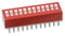GRAYHILL 78B12ST DIP / SIP Switch, 12 Circuits, SPST, Through Hole, 78 Series, DIP Sealed, 24 VDC