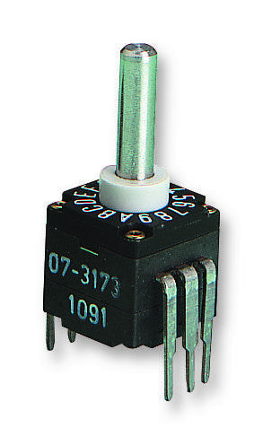 ELMA Jul-54 Rotary Switch, 16 Position, Non Illuminated, 22.5 &deg;, 200 mA