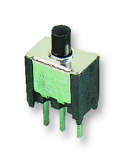 ALCOSWITCH - TE CONNECTIVITY TPA11CGPC004 Pushbutton Switch, Off-(On), SPST-NO, 20 V, 20 V, Solder