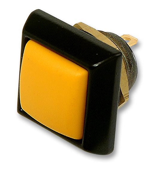 ITW SWITCHES 59-215 Pushbutton Switch, SPST-NO, Off-On, 125 V, 50 V, 400 mA, Solder