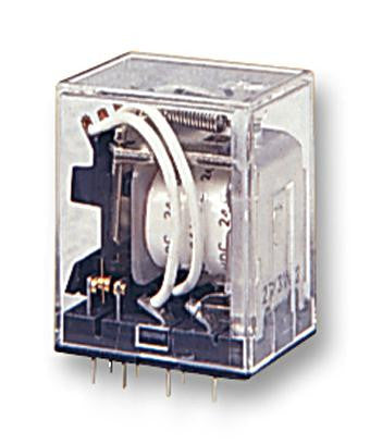 OMRON INDUSTRIAL AUTOMATION MY4 02 12DC General Purpose Relay, MY Series, Power, Non Latching, 4PDT, 12 VDC, 5 A