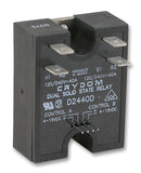 CRYDOM D2440D Solid State Relay, DPST-NO, 40 A, 280 VAC, Panel, Quick Connect, Zero Crossing
