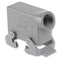 HARTING 09 30 016 1530 Heavy Duty Connector Hood, Coupler, PG21 Side Entry, Low Profile, Han B Series, 90&iuml;&iquest;&frac12;, Aluminium Body
