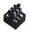 HARTING 0970 006 2813 Heavy Duty Connector Insert, Staf Series, Plug, 3A, 6 Contacts, Screw Pin, 10 A