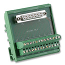 M JAY IFM DEE 25 F Terminal Block Interface, D Sub 25 Position Receptacle, Screw Type 26 Position Terminal Block, 5 A
