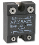 CRYDOM A2440 Solid State Relay, SPST-NO, 40 A, 280 VAC, Panel, Screw, Zero Crossing