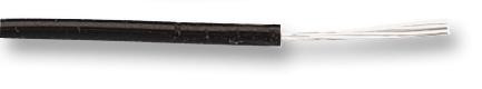 BRAND REX SPC00454A002 100M Wire, Equipment, PTFE, Black, 16 AWG, 1.34 mm&sup2;, 328.08 ft, 100 m