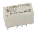 OMRON ELECTRONIC COMPONENTS G6S-2F 5DC Signal Relay, DPDT, 5 VDC, 2 A, G6S Series, SMD, Non Latching