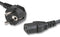 VOLEX X-210699A Mains Power Cord, Mains Plug, Euro, IEC 60320 C13, 8.2 ft, 2.5 m, Black