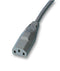 VOLEX X-285651A Mains Power Cord, IEC 60320 C14, Free Ends, 11.4 ft, 3.5 m, Grey