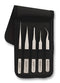 LINDSTROM 9855 Tweezer, 5 Piece Set, General Purpose, Precision