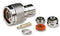 AMPHENOL N1141A1-NT3G-1-50 RF / Coaxial Connector, N Coaxial, Straight Plug, Crimp, 50 ohm, RG58, RG58C, RG142A, RG223, Brass