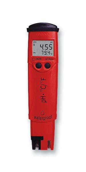 HANNA INSTRUMENTS HI-98127 Waterproof Handheld pHep 4pH/Temperature Tester with 0.1pH Resolution