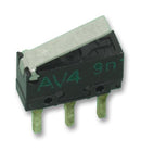 PANASONIC ELECTRIC WORKS AV32143 Microswitch, FS Type Standard, AV3 Series, SPDT, Solder, 3 A, 250 VAC, 30 VDC