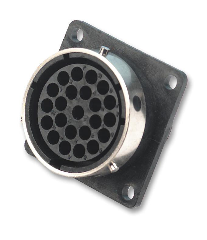 ITT CANNON TR1004RFH1NB Circular Connector, Trident Ringlock Series, Panel Mount Receptacle, 4 Contacts