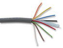ALPHA WIRE 1178C SL005 Multicore Unscreened Cable, Control, Grey, 8 Core, 22 AWG, 0.34 mm&sup2;, 100 ft, 30.5 m