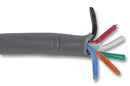 ALPHA WIRE 1896/6C SL005 6-Core Unshielded Multi-Conductor Industrial PVC Cable 20 AWG, 300V, 30.5m (100ft)