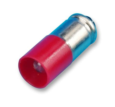 CML INNOVATIVE TECHNOLOGIES 1512135UR3 LED Replacement Lamp, Midget Groove / S5.7s, Red, T-1 3/4 (5mm), 630 nm, 330 mcd