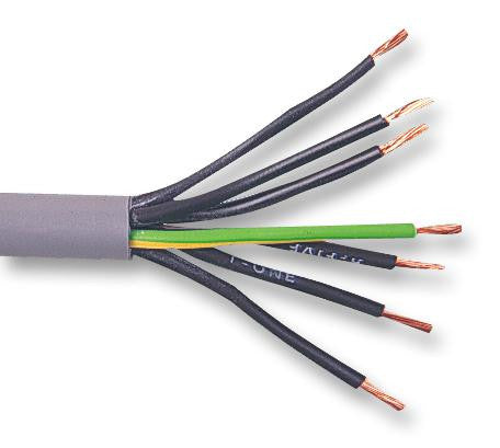PRO POWER PPYY7C1.50 Multicore Unscreened Cable, YY, Per M, Grey, 7 Core, 1.5 mm&iuml;&iquest;&frac12;