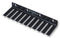 POMONA 4408 Test Accessory, 10 Slots, Black, Test Lead Holder, 10 Slots, Black, Pomona Probes & Test Leads