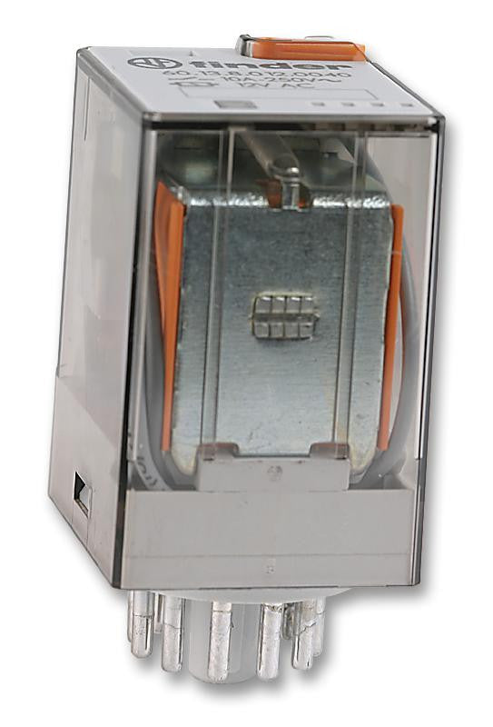 FINDER 60.13.9.048.0040 General Purpose Relay, 60 Series, Power, 3PDT, 48 VDC, 10 A
